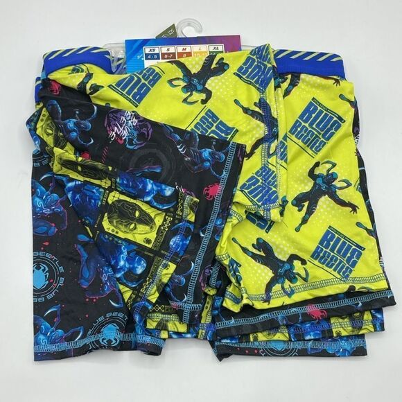 Blue Beetle All Over Print Boxer Briefs Underwear 4-Pack Size M (8) - Picture 3 of 3